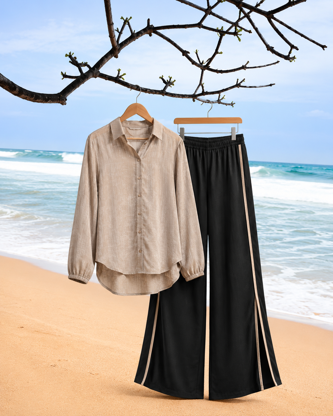 Shimmer jute co-ord