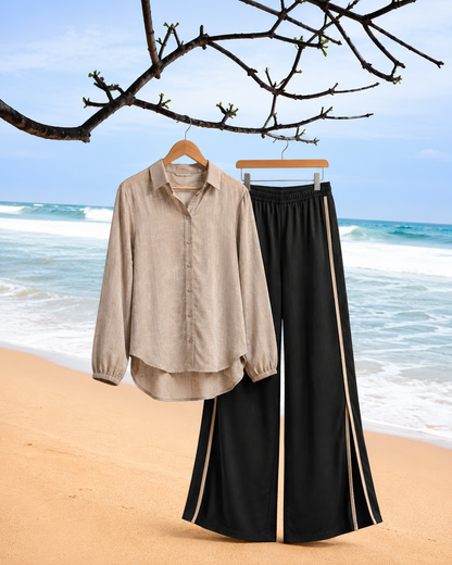 Shimmer jute co-ord