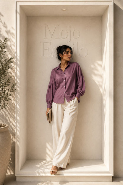 Linen Puff Shirt