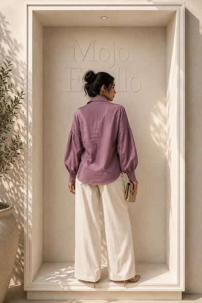 Linen Puff Shirt